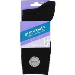 Bleu Foret Bleuforet 2Mc Coton Noir 37/41
