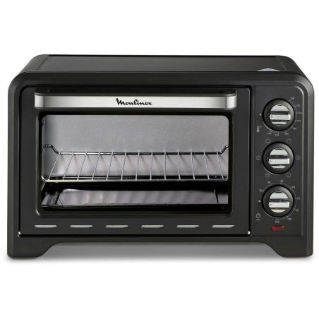 Moulinex Four Acier Inoxydable Optimo Noir 1380 W 19L Cuisson Pizza Pain Tartes Gateaux Patisseries Ox444810