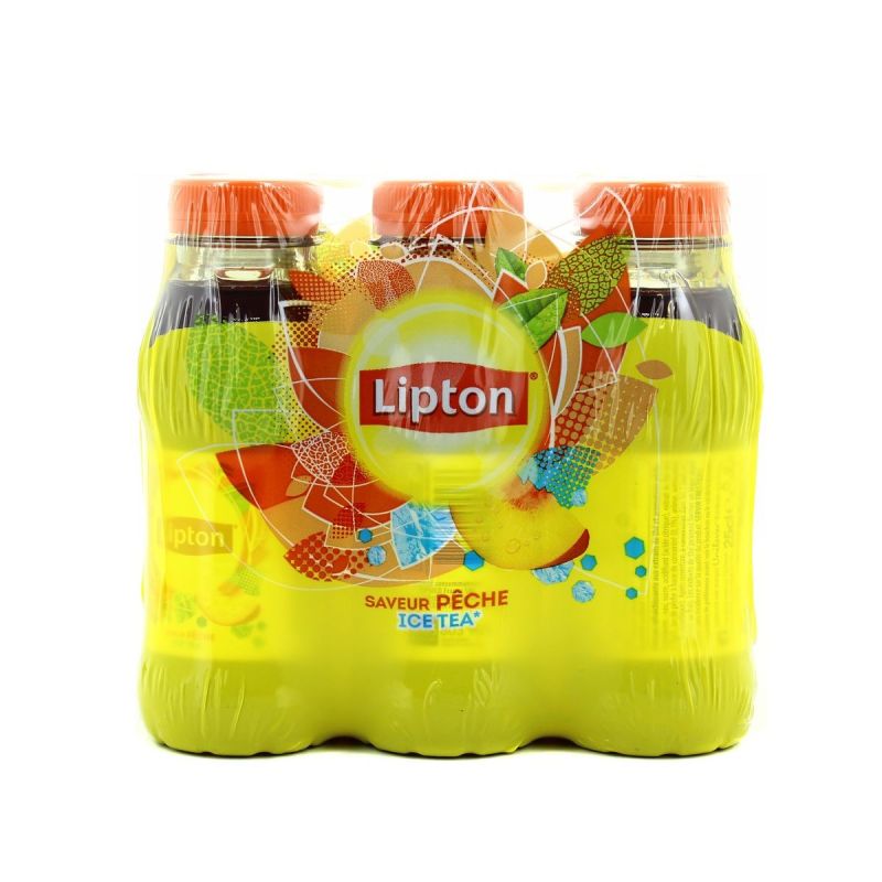 Lipton Boisson Saveur Pêche : Le Pack De 6 Bouteilles 25Cl