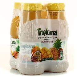 Tropicana Pack 4X25Cl Bouteille Pet Multifruits
