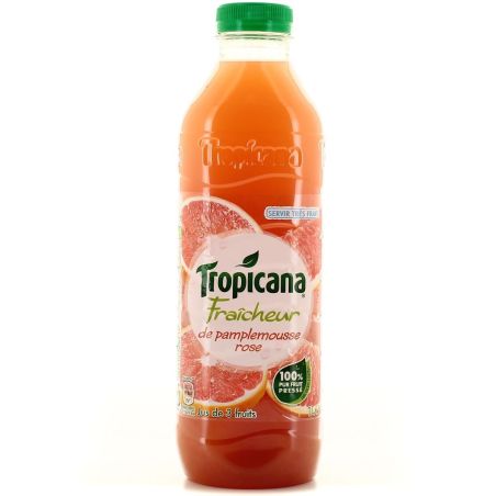 Tropicana Bouteille Pet 1L Pur Jus Fraicheur Pamplemousse