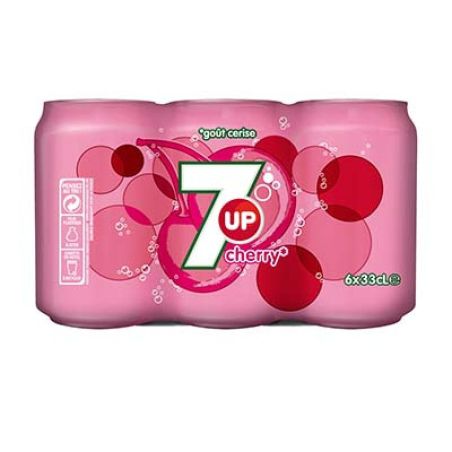 Seven Up Pack Bte 6X33Clcherry