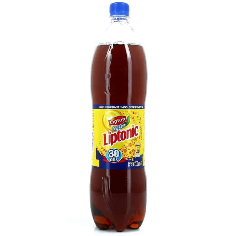 Lipton Boisson Au Thé Citron Vert Liptonic : La Bouteille D'1,5L