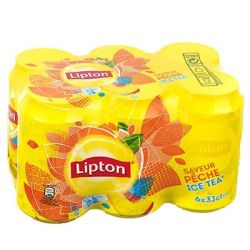 Liptonic Pack Bte 6X33Cl Ice Tea Peche New