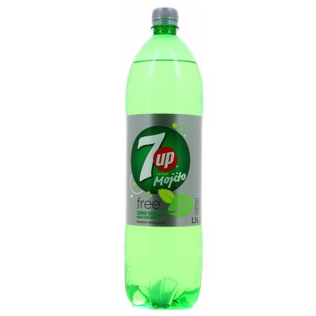 Seven Up Soda Mojito Sans Sucres 7Up : La Bouteille D'1,5L