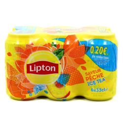 Lipton Bte 6X33Cl Ice Tea Peche