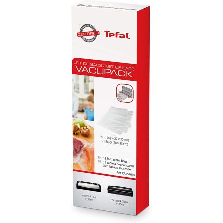 Tefal Lot De 18 Sacs Pour Emballage Sous Vide Vacupack