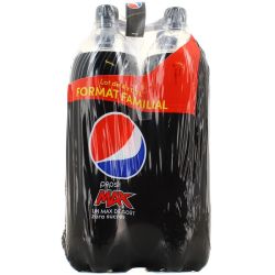 Pepsi Max Soda Zéro Sucres : Le Pack De 4 Bouteilles D'1,5L