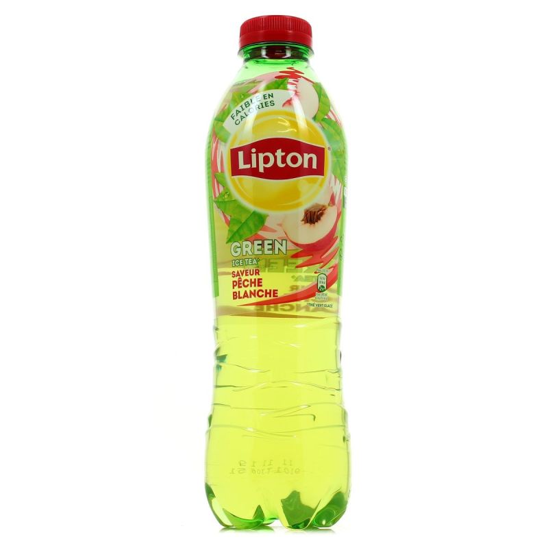 Lipton Boisson Thé Pêche Blanche Ice Tea : La Bouteille D'1L