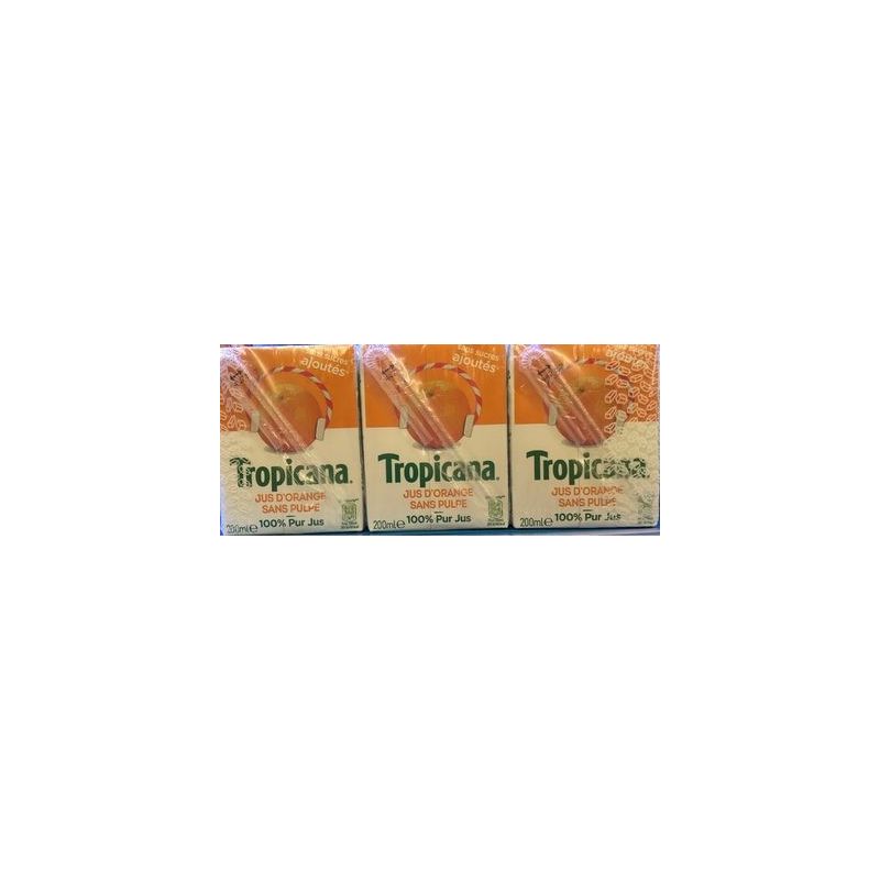 Tropicana Orange S/Pulpe 6X20