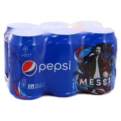 Pepsi Boisson Gazeuse Au Cola : Le Pack De 6 Canettes 33Cl