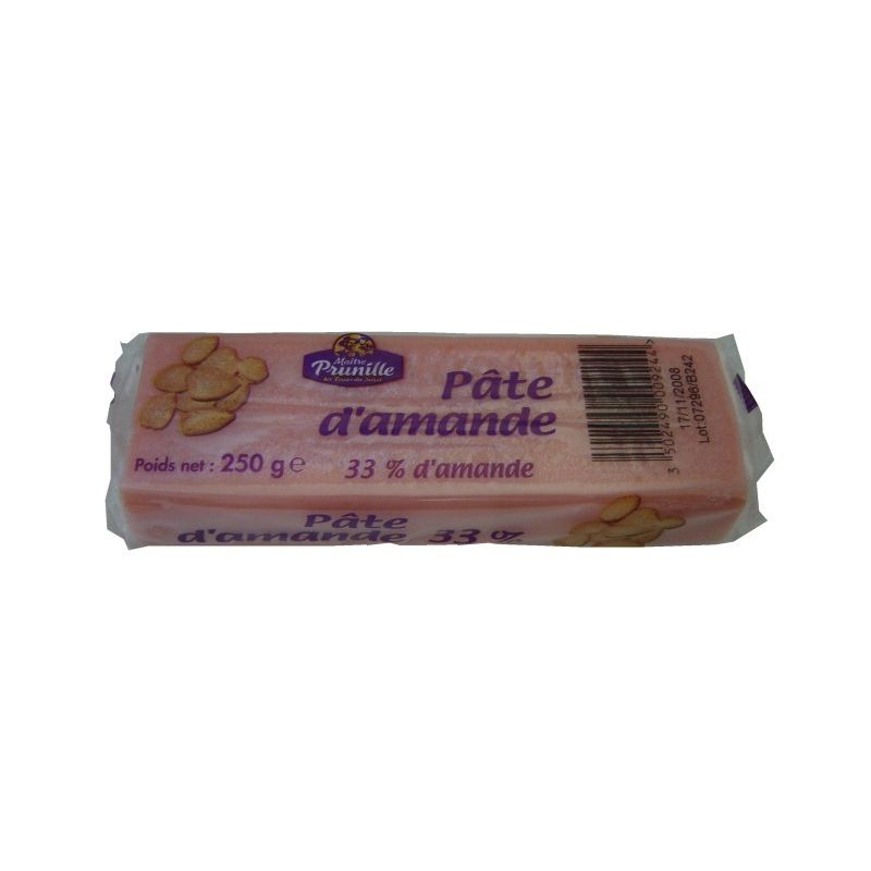 Maitre Prunille 250G Pate D Amande Rose 33%