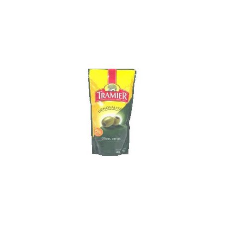 Tramier Olives Vertes Dénoyautées, Sachet 320 G