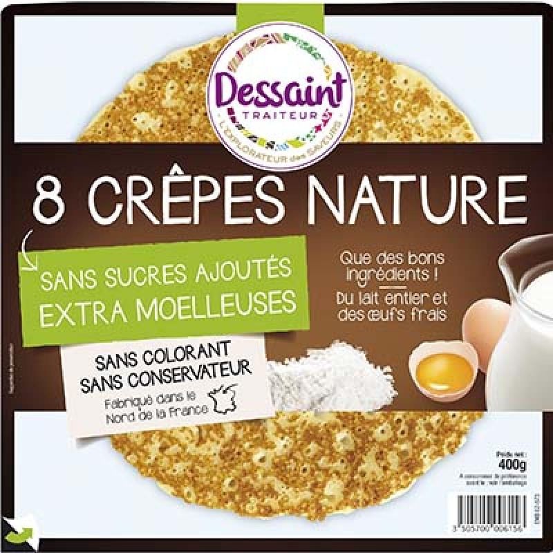 Dessaint Crepes Natures X8 400G