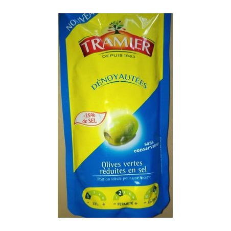 Tramier Olives Vert -25%Sel90G