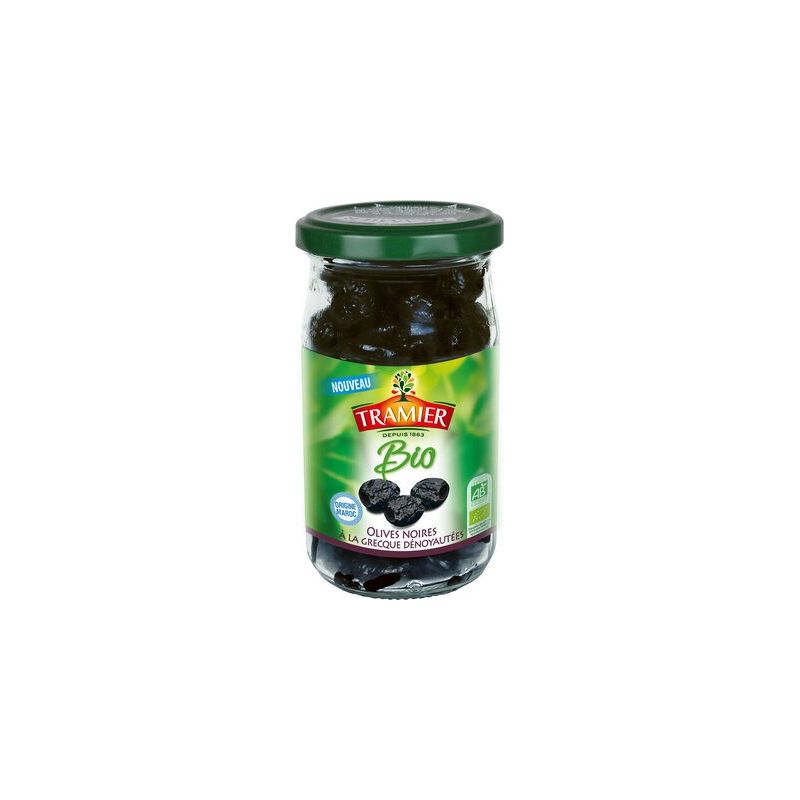 Tramier Olives Noires À La Grecque Bio : Le Pot De 130G