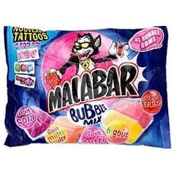 Malabar Bubble Mix Sachet 32 Pièces 214G