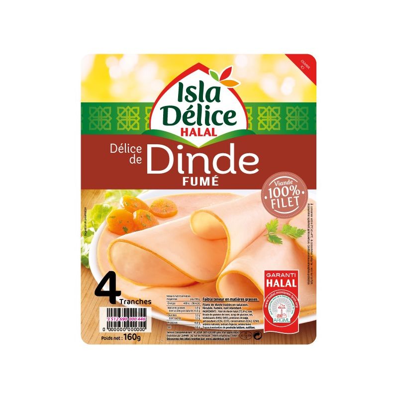 Delice Dinde Fume 4Tr.Isl