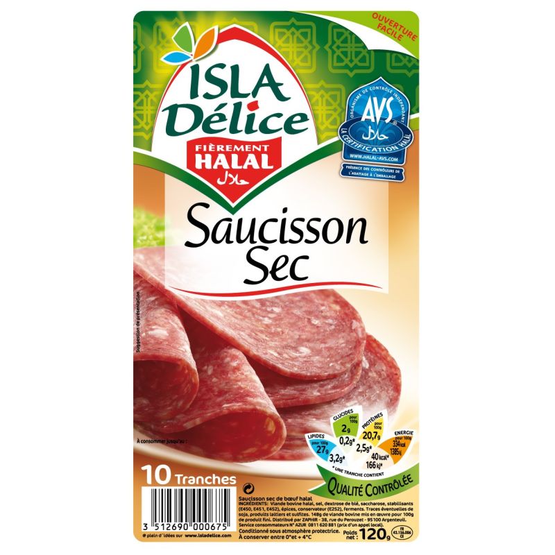 Isla Delic I.Delice Saucisson Sec 10T120G