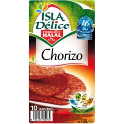 Isla Delic Delice Chorizo Tranche Halal 120G