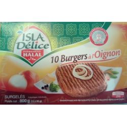 Isla Delice 800G Burgers A L Oignon Halal