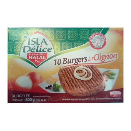 Isla Delice 800G Burgers A L Oignon Halal