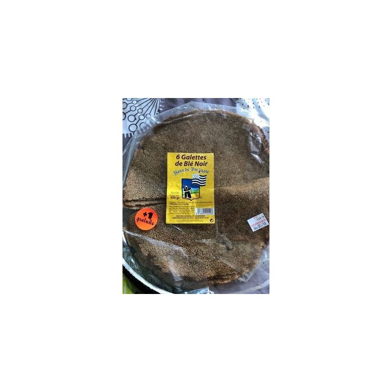 Y.Bretagne 450Gr Galettes Ble Noir X6