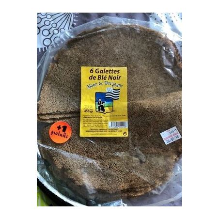 Y.Bretagne 450Gr Galettes Ble Noir X6