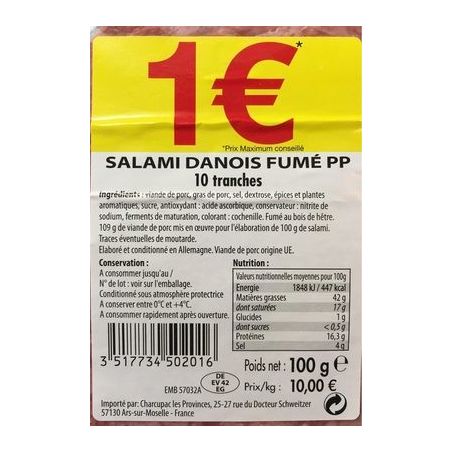 Selection Fe Salami Dan Fu10T Px Rd 100G