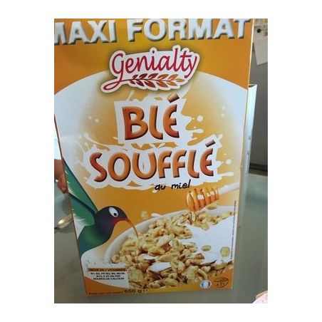Genialty Blé Soufflé Miel Type Smacks 1 X 650Gr