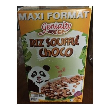 Genialty Riz Soufflé Chocolat 2 X 375Gr