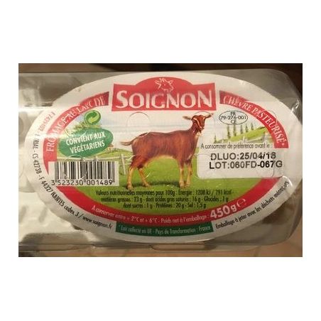 Soignon Fe/Buche De Chevre Coque 450G