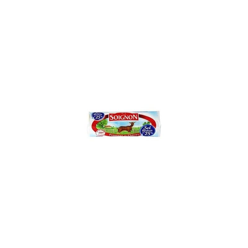 Soignon Buche Chèvre -25%Sel 180G