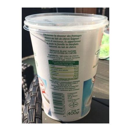 Soignon Soig.Fge Bl.Lt Chevre Nat.400G
