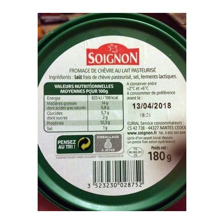 Soignon Chevre Moule Lfrais180