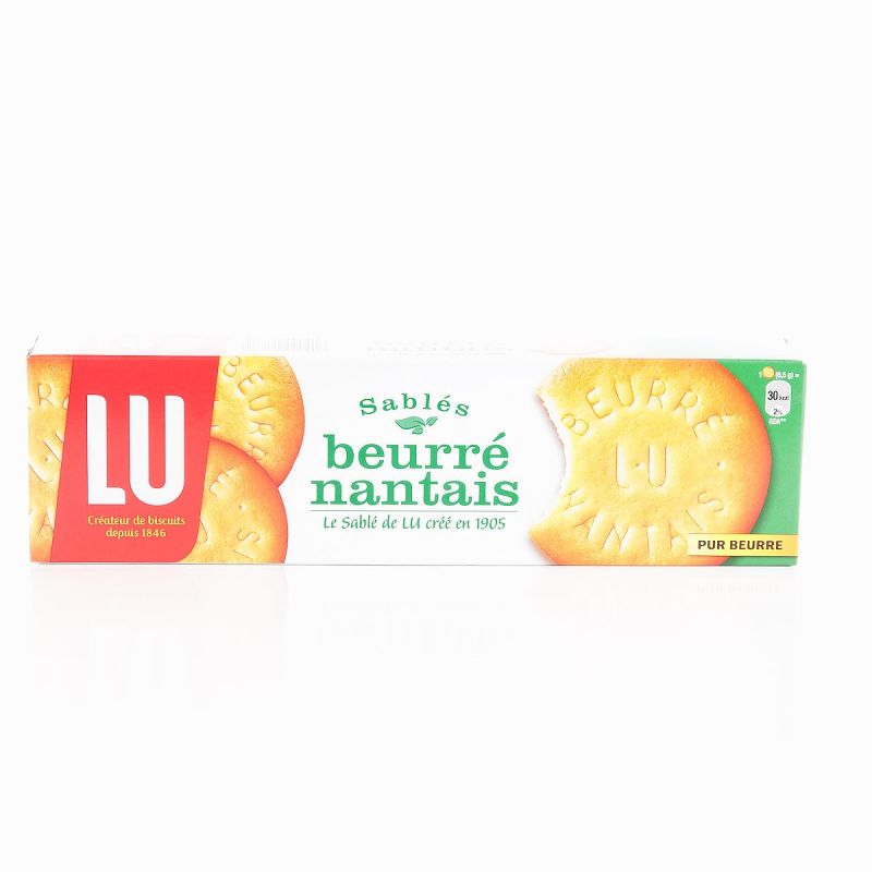 Lu Biscuits Sablés Beurre Nantais : Le Paquet De 130 G