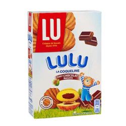 Lu Coqueline Gâteaux Chocolat Noisette Lulu : La Boite De 165 G