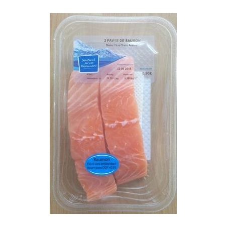 Carrefour Bq Pav Saumon Spsa Spnp 2X140G