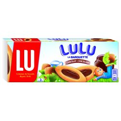 Lu Biscuits Chocolat Barquette Lulu : Le Paquet De 120 G
