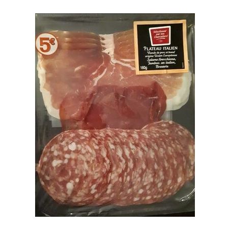 Carrefour 160G Plateau De Charcuterie Assortiment Italien Crf