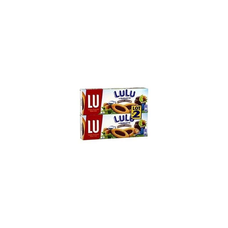 Lu Biscuits Chocolat Barquette Lulu : Les 2 Boites De 120 G - 240G