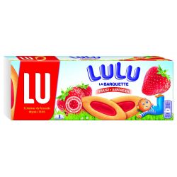 Lu Biscuits Barquette Fraise Lulu : Le Paquet De 120 G