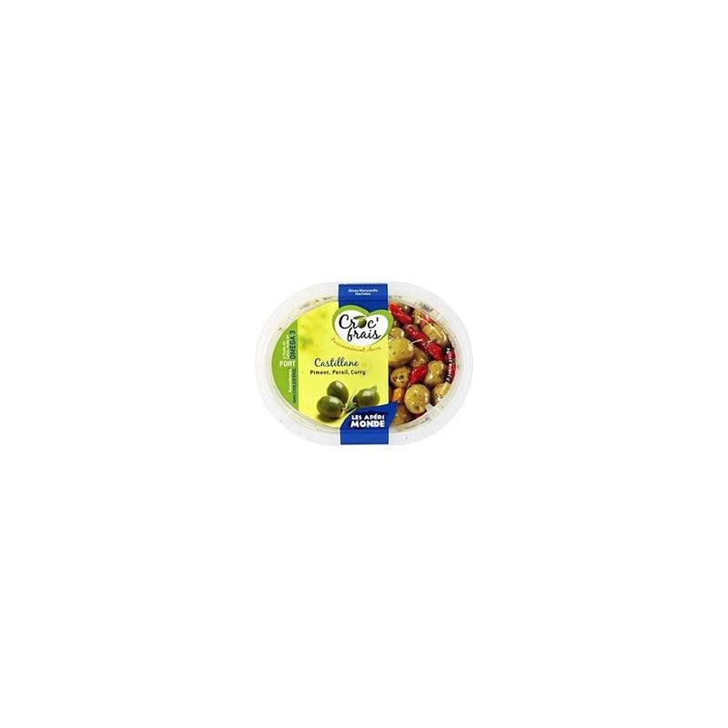 Croc'Frais Olives Castillane 250Gr