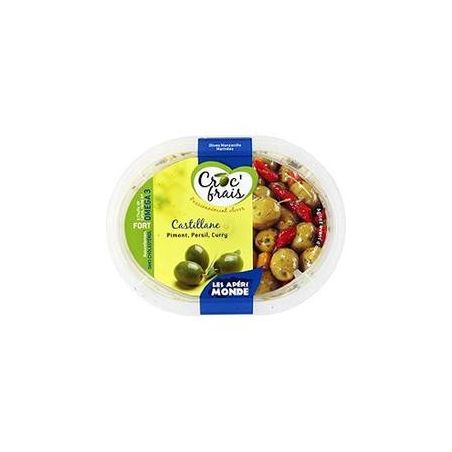 Croc'Frais Olives Castillane 250Gr