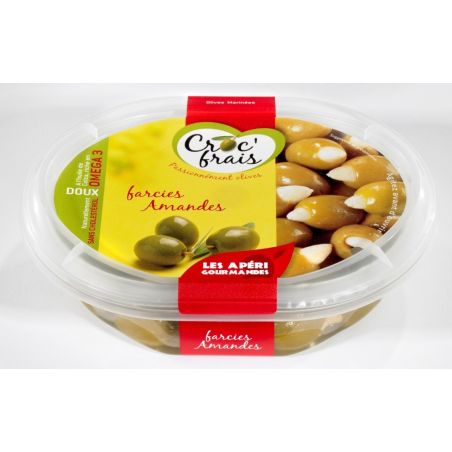 Croc'Frais Oliv Farcies Amandes 200G