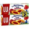 Lu Biscuits Framboise Barquette Lulu : Les 2 Boites De 120 G - 240G