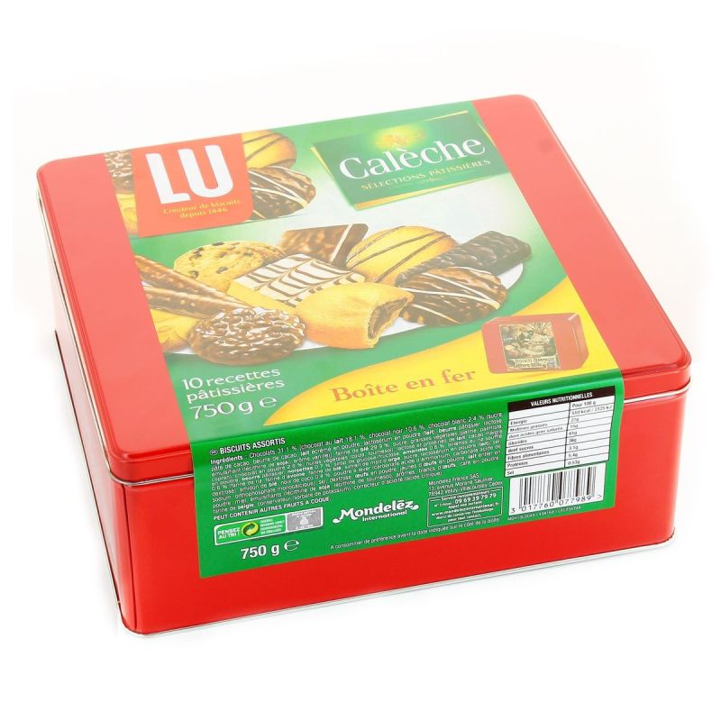 Lu Boite Fer Assortiment Caleche 750G