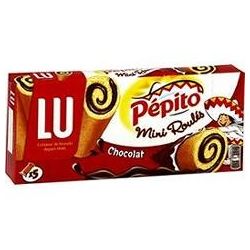 Lu Gâteaux Mini Roulés Pepito Chocolat Lulu : Le Paquet De 5 - 150 G