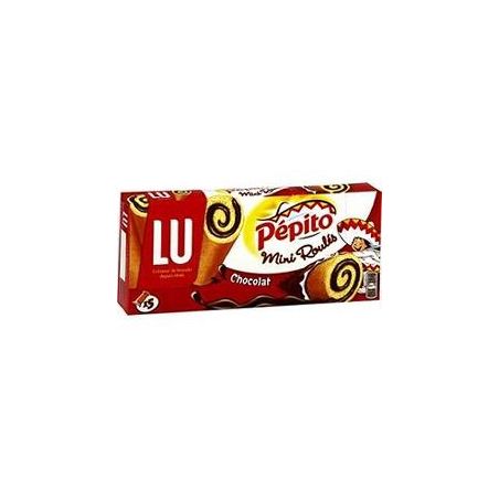 Lu Gâteaux Mini Roulés Pepito Chocolat Lulu : Le Paquet De 5 - 150 G