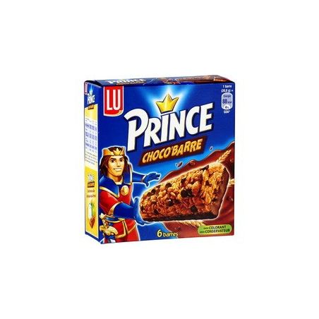 Lu Barres Chocolat Prince : La Boite De 6 - 125 G